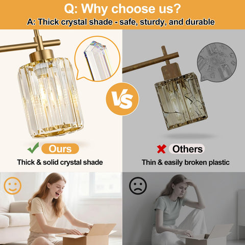 Meybiok hardwired vanity light with included hardware simplifies installation