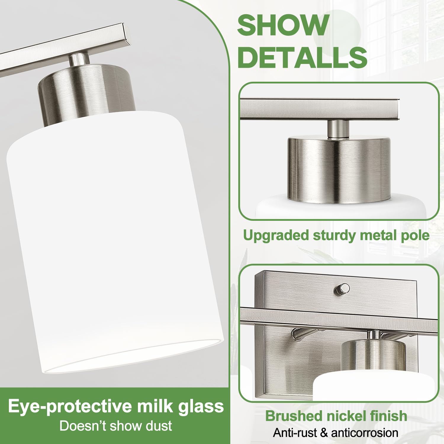 Versatile Meybiok styling fits coastal, modern, and transitional bathrooms.