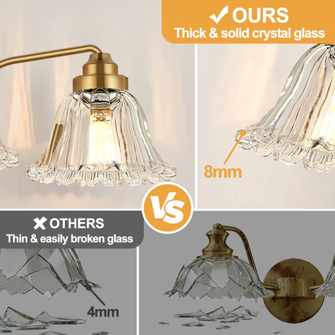 Meybiok vanity light suits bathrooms, bedrooms, and hallways.