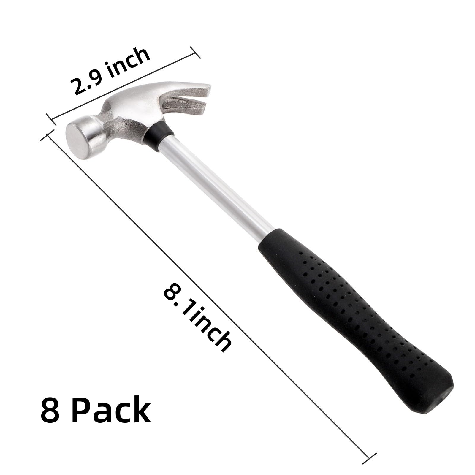 Mezchi hammer pack featuring rubber grip for comfortable, slip-free use.