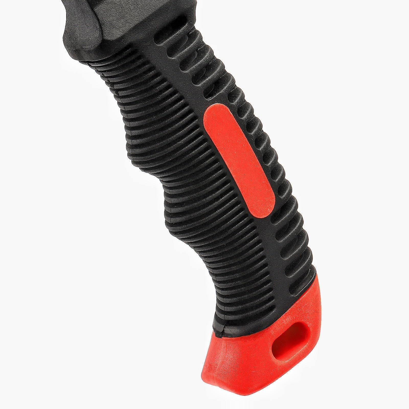 Mezchi ergonomic TPR handle offers comfortable, non-slip operation.
