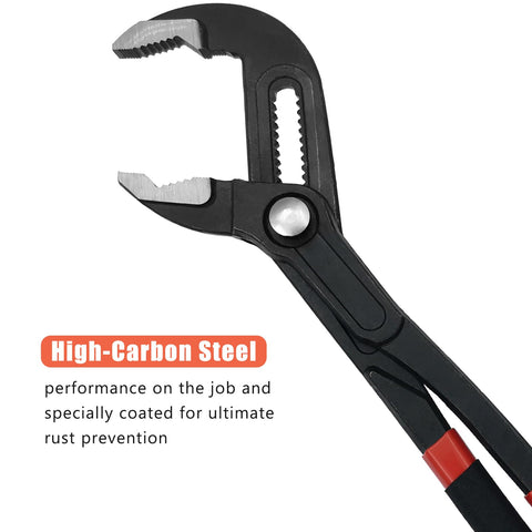 MFBJXC 10in groove joint pliers deliver strong leverage for fast pipe and bolt work