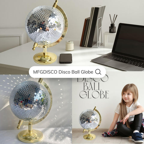 MFGDISCO compact 6.5-inch ball fits neatly on a desk.