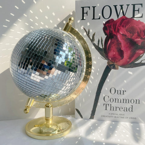 MFGDISCO bright gold finish catches light from all angles.