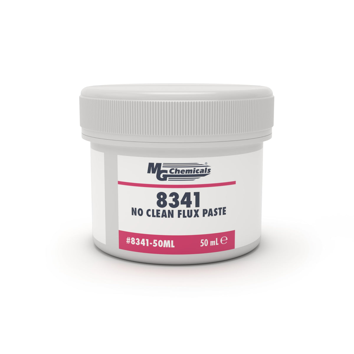 MG Chemicals 8341 flux paste jar shows no-clean performance for clean solder joints