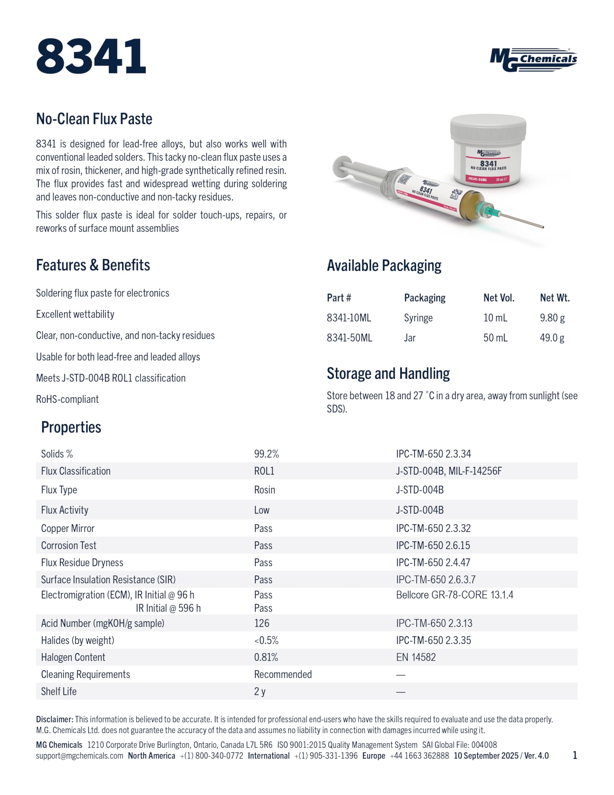 MG Chemicals 8341 no-clean residue on joints illustrates non-conductive, moisture-resistant finish.
