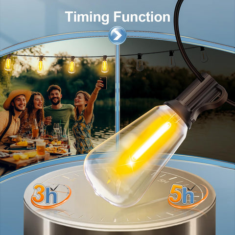 MGVIH Shatterproof bulbs provide safe, durable decoration for outdoor celebrations.