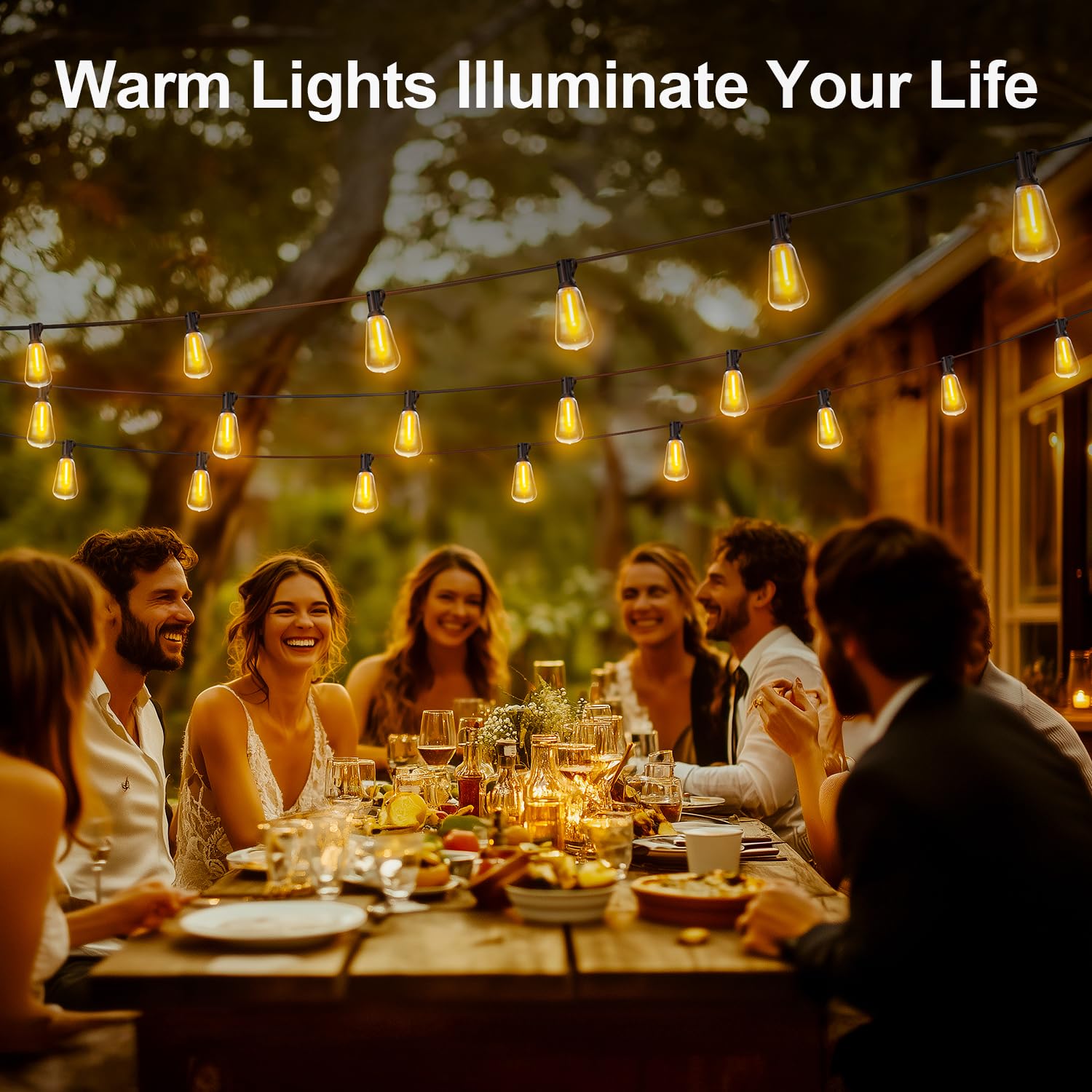 MGVIH versatile lights for porches, gazebos, weddings, and parties.