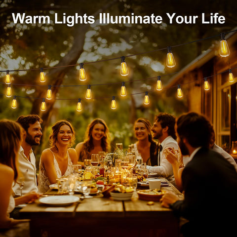 MGVIH versatile lights for porches, gazebos, weddings, and parties.