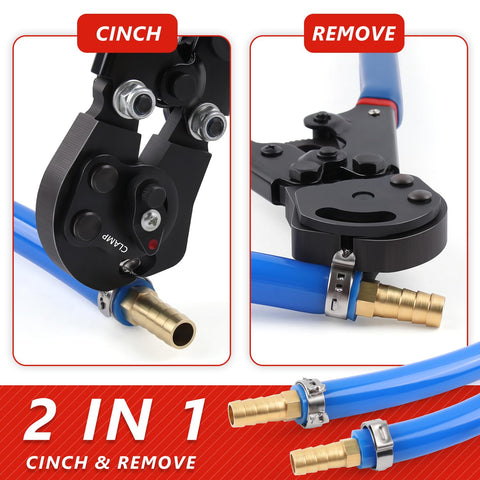 MGYOO Cinch removal tool close-up showing clamp removal