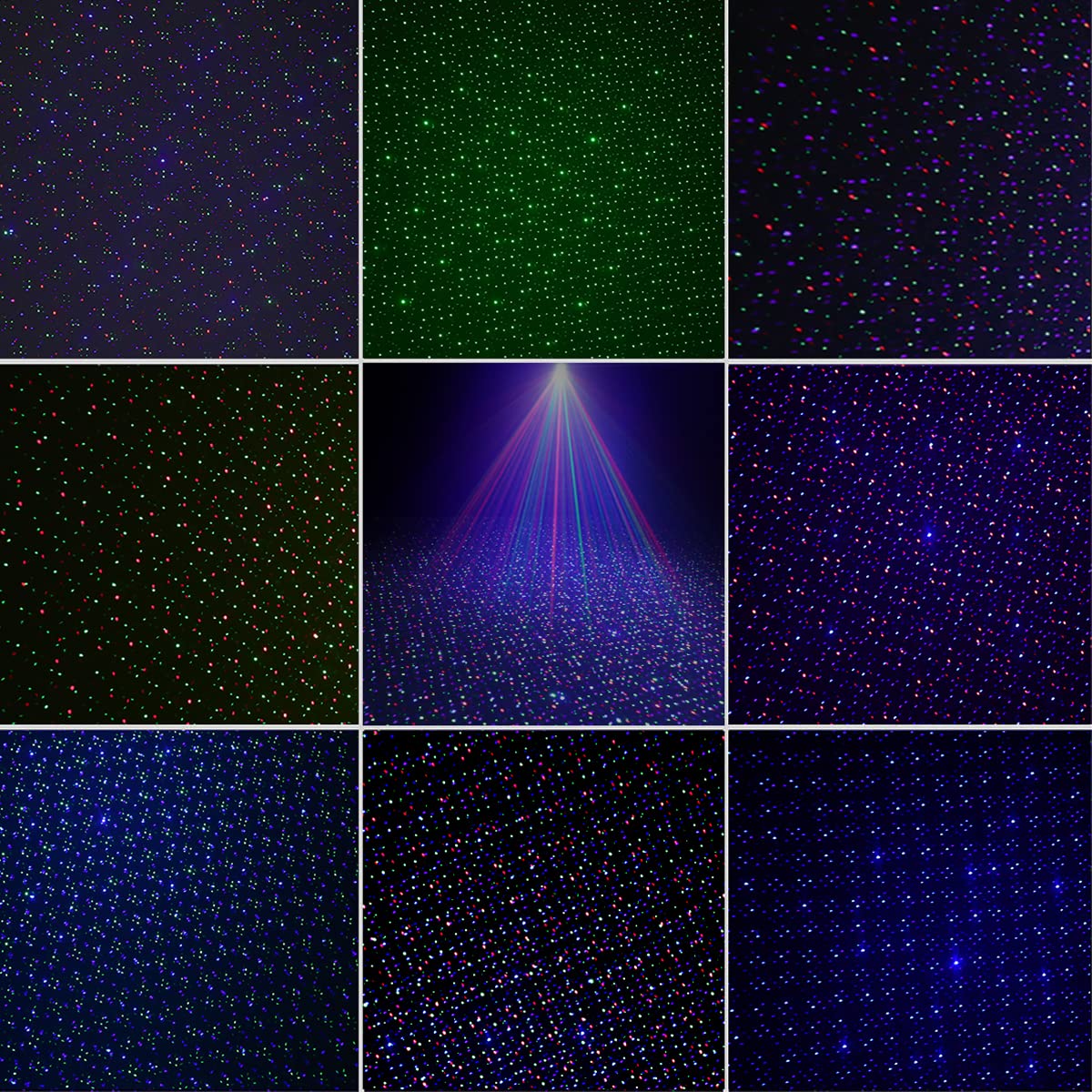 MHAZDZE IP65 waterproof laser projector withstands rain, snow, and sun for year-round use.