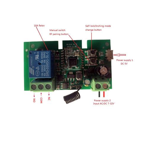 MHCOZY inching and self-lock modes enable flexible operation.