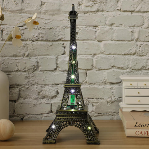 MHFOOU bronze metal Eiffel Tower lamp adds chic ambiance to living spaces