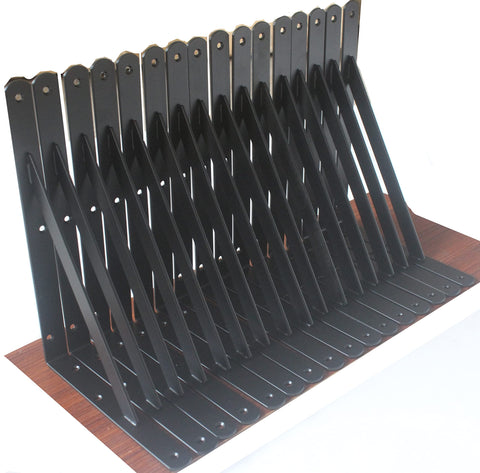 MHMYDZ heavy duty bracket in wall-mount view for strong shelving