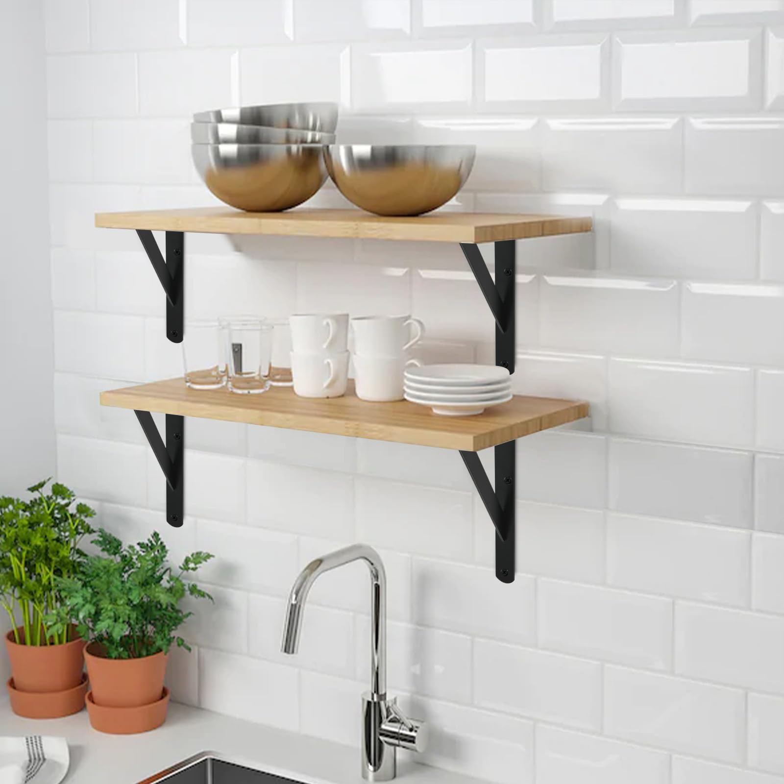 MHMYDZ mounted shelf setup demonstrating support