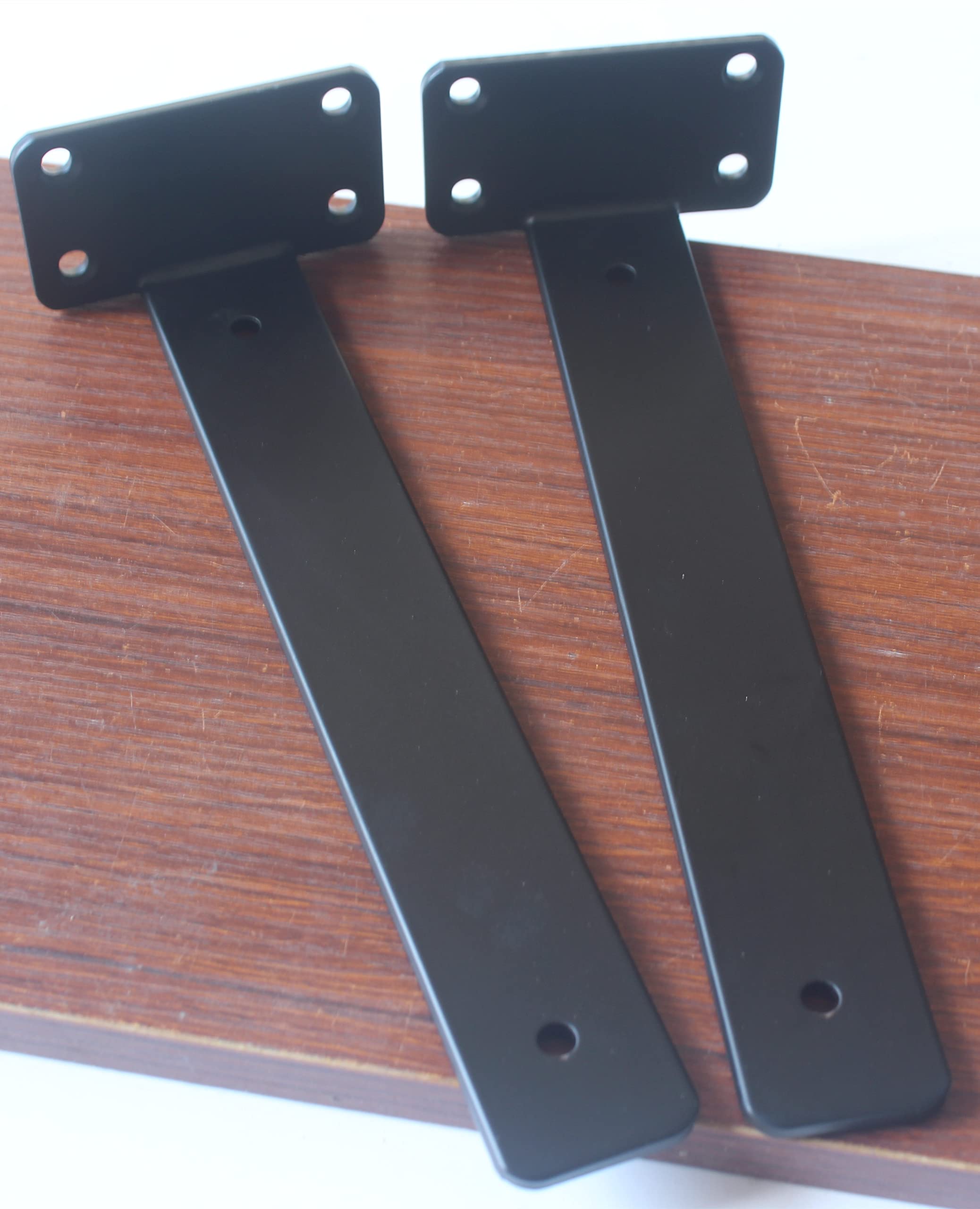 MHMYDZ all-included screws with 10in brackets for easy setup.
