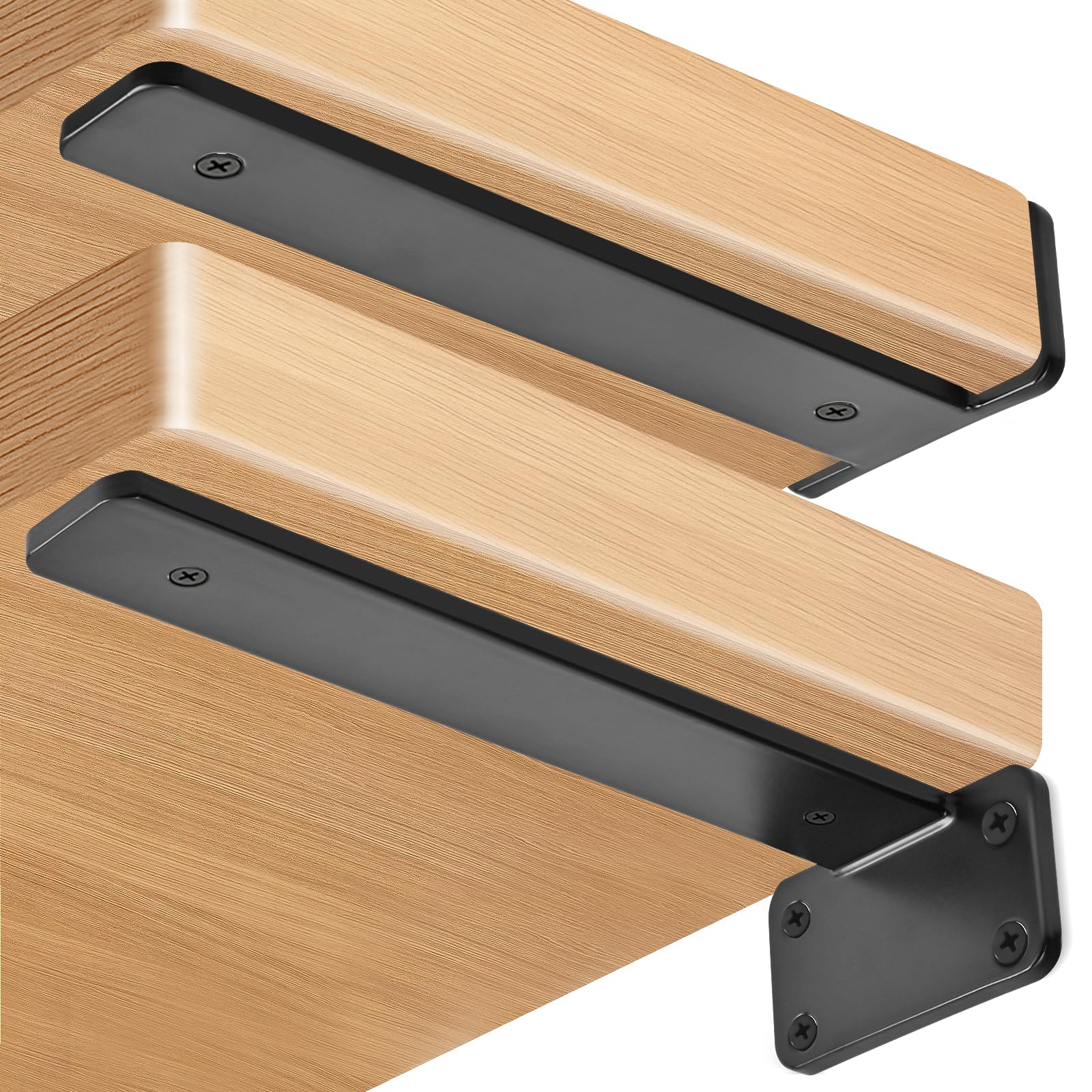 MHMYDZ bracket front view highlights matte finish and solid support.