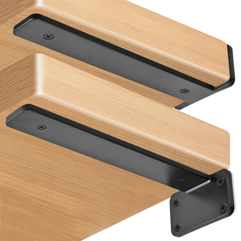 MHMYDZ bracket front view highlights matte finish and solid support.