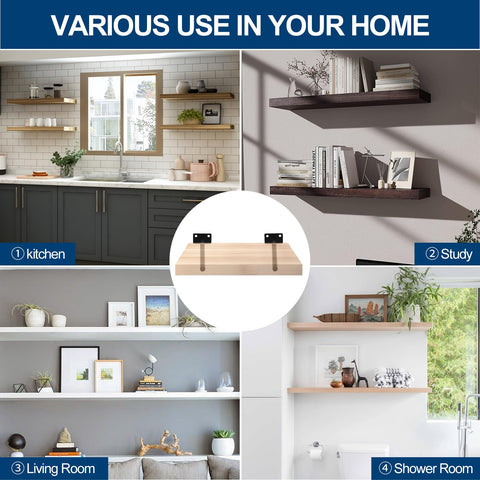 MHMYDZ deep-shelves-6-8in-compatibility suits kitchen, bath, or office.