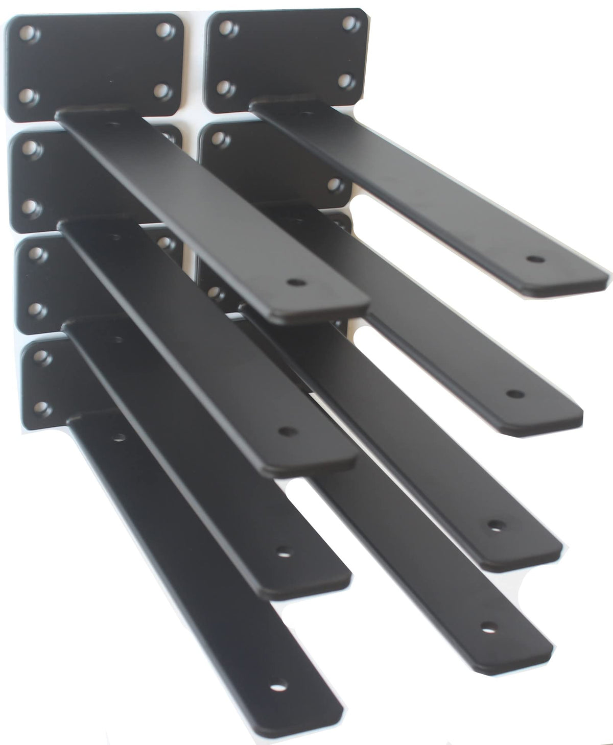 MHMYDZ hidden L-bracket 10in for sturdy shelf support in rustic spaces.