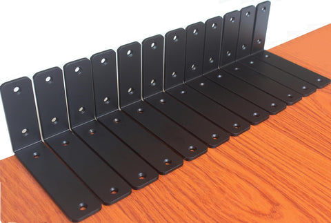 MHMYDZ L-bracket 6x4 inch with 5mm thickness supports sturdy shelves in homes