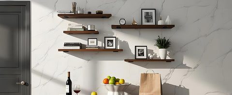 MHMYDZ matte finish bracket blends with industrial décor.