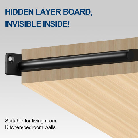 MHMYDZ solid steel bracket closeup highlights heavy-duty support.