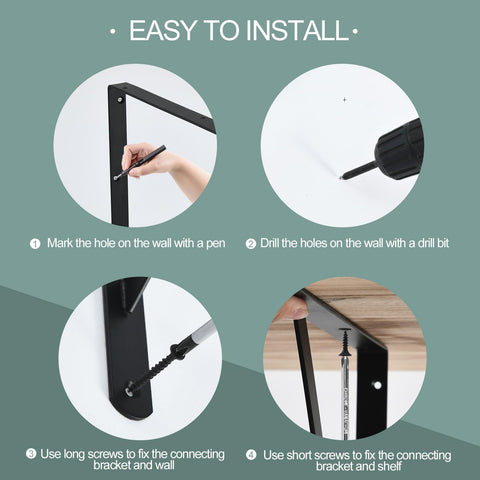 MHMYDZ sturdy steel brackets designed for heavy loads