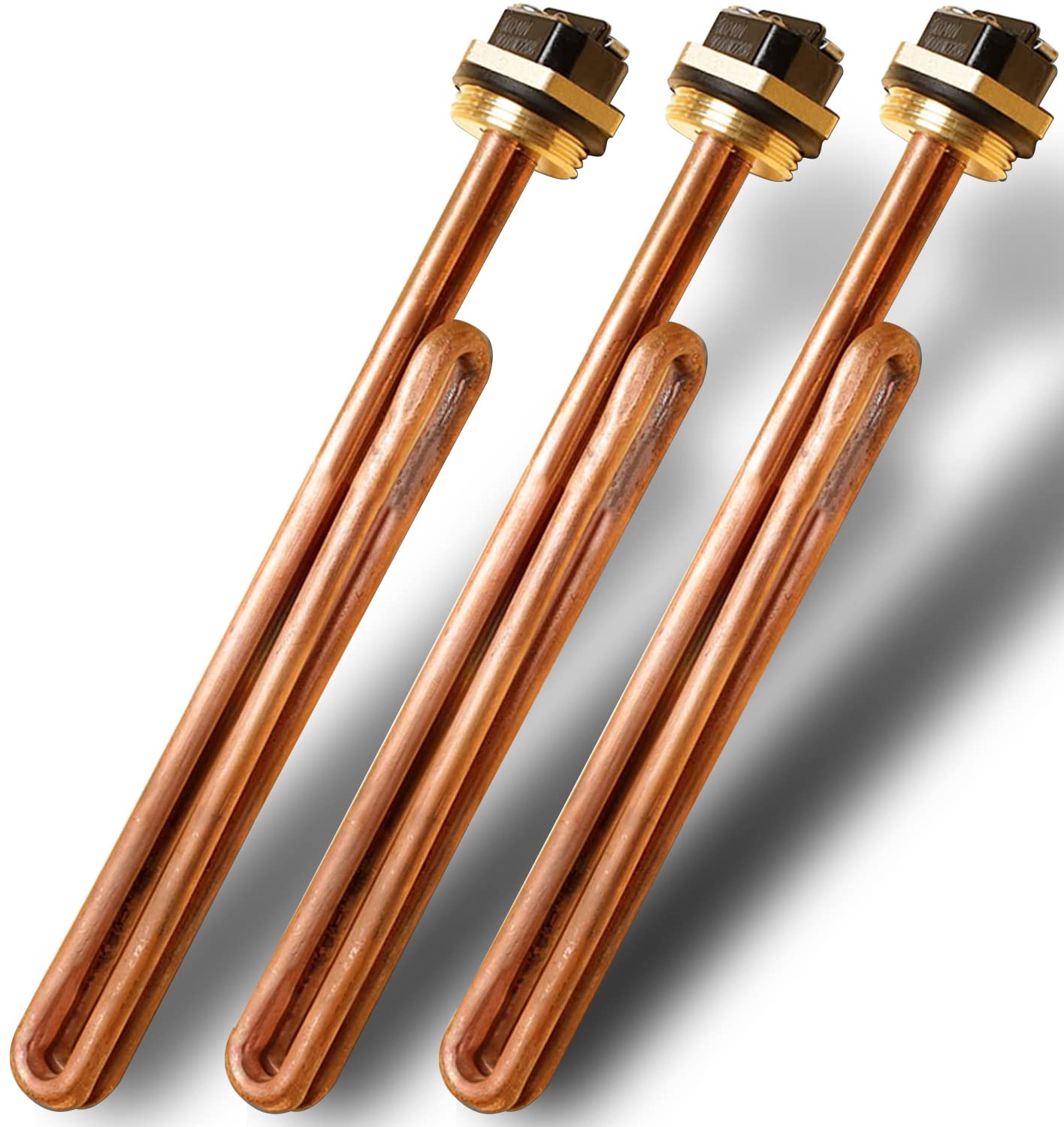 Mhrxusd HE 90240 copper-tubing element ensures durable heat transfer in tankless heaters.