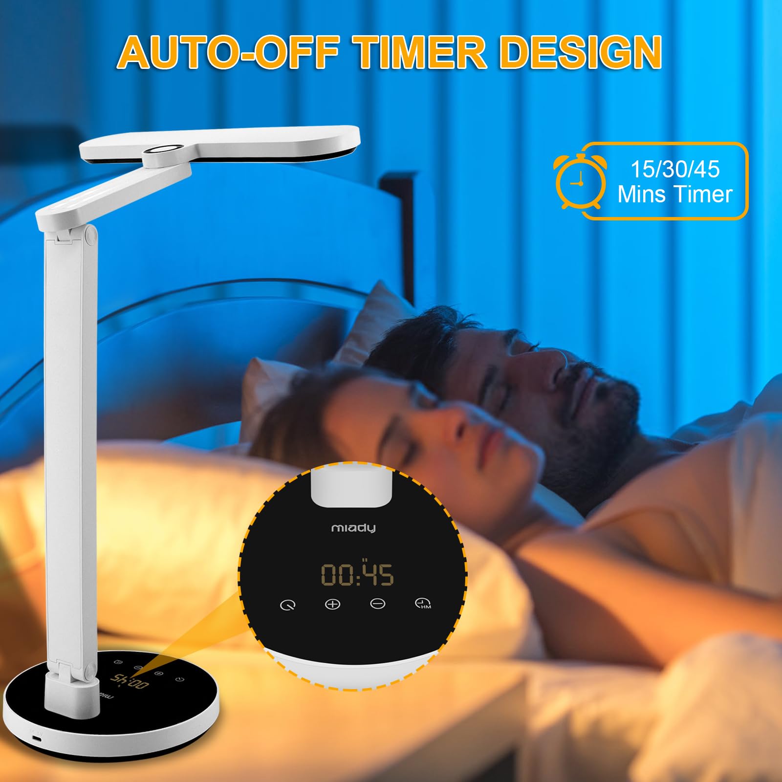 Miady LED lamp with CRI 95 provides accurate colors and detail.