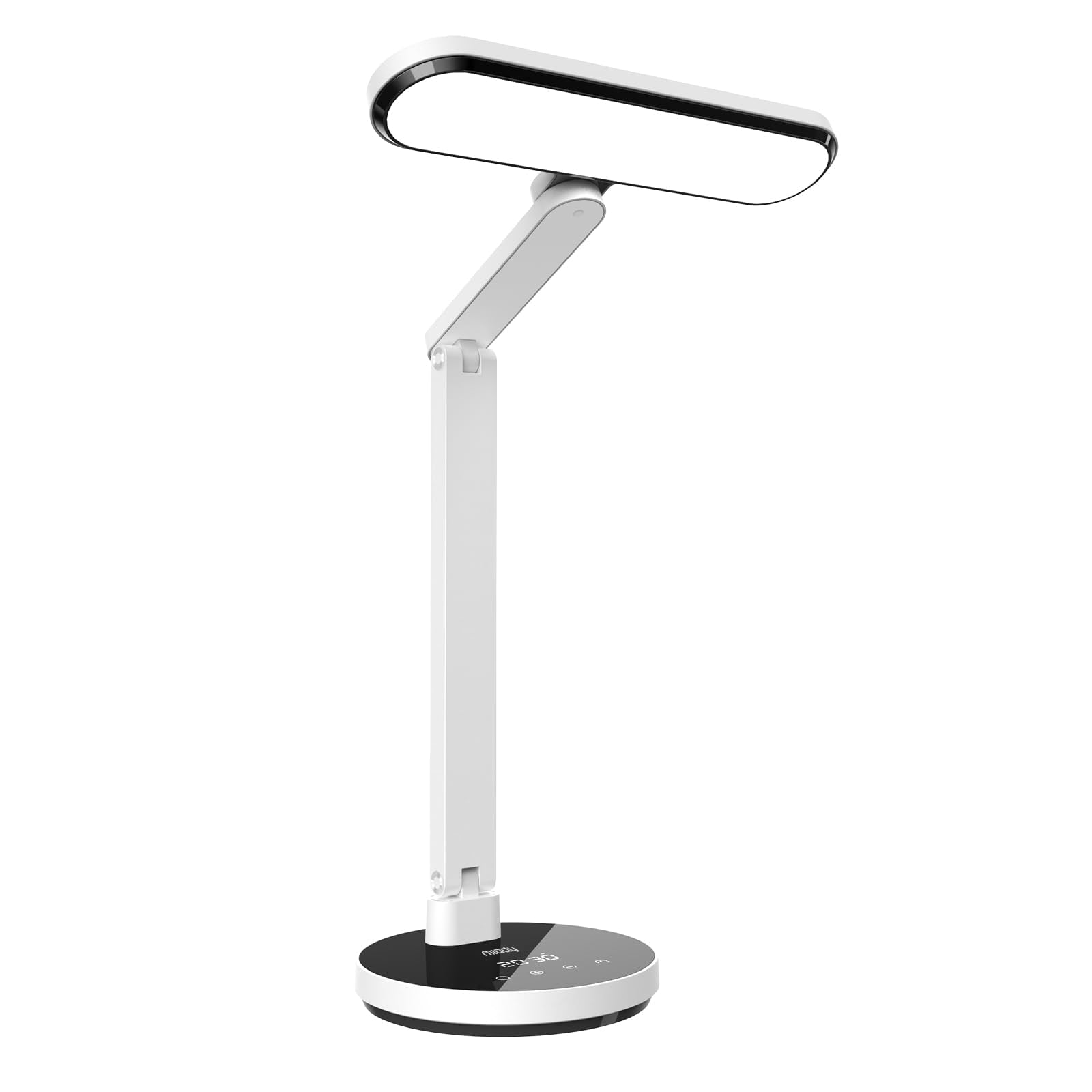 Miady LED desk lamp overview showing modern design and versatile lighting for any workspace.