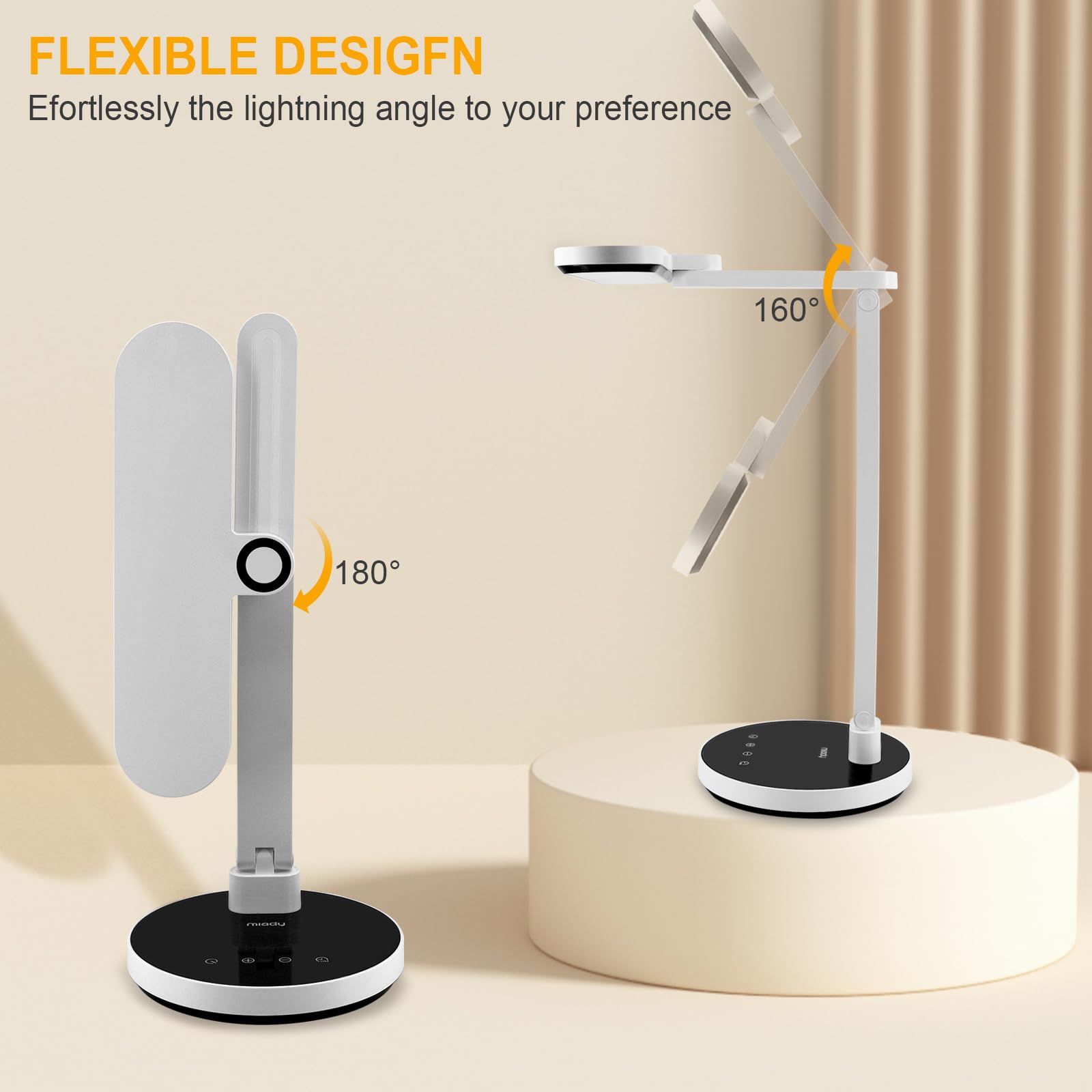 Miady rechargeable battery powers hours of portable lighting via USB.