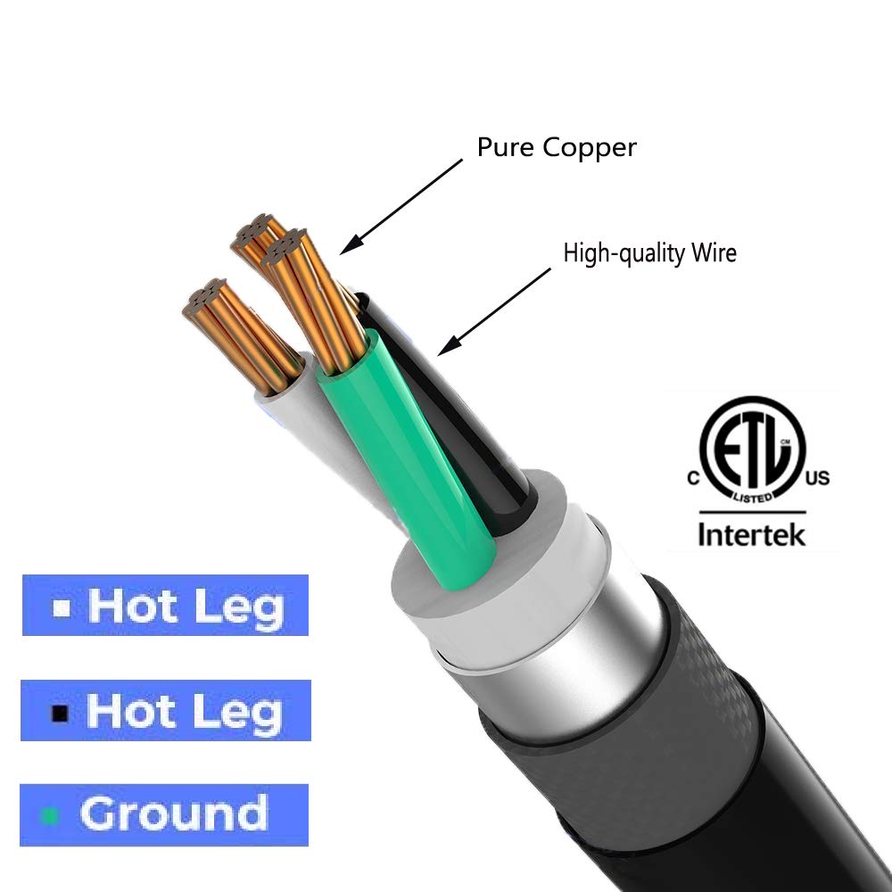 Miady STW jacket on rugged extension cord for abrasion resistance