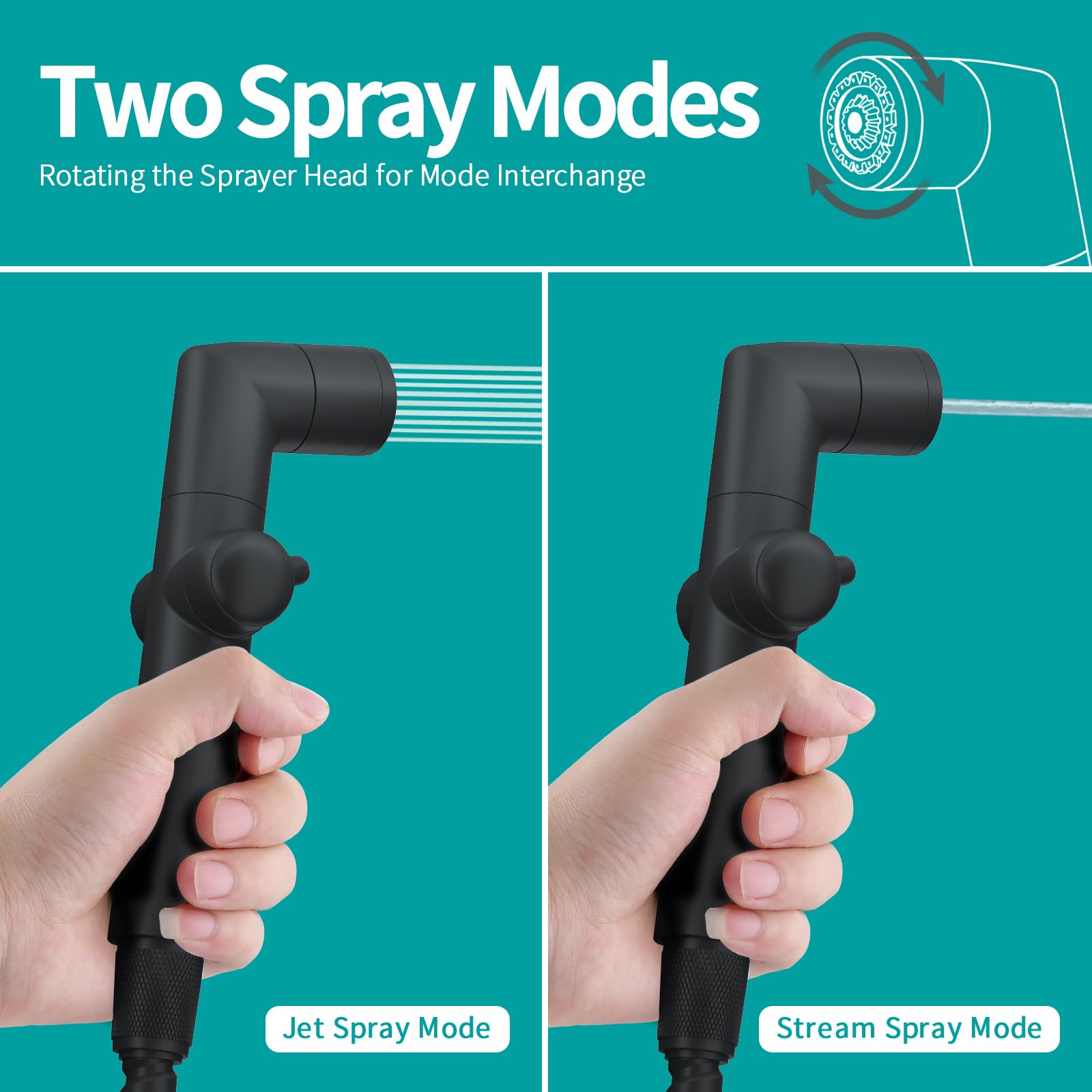 MIAOHUI adjustable water pressure enables comfortable, precise control