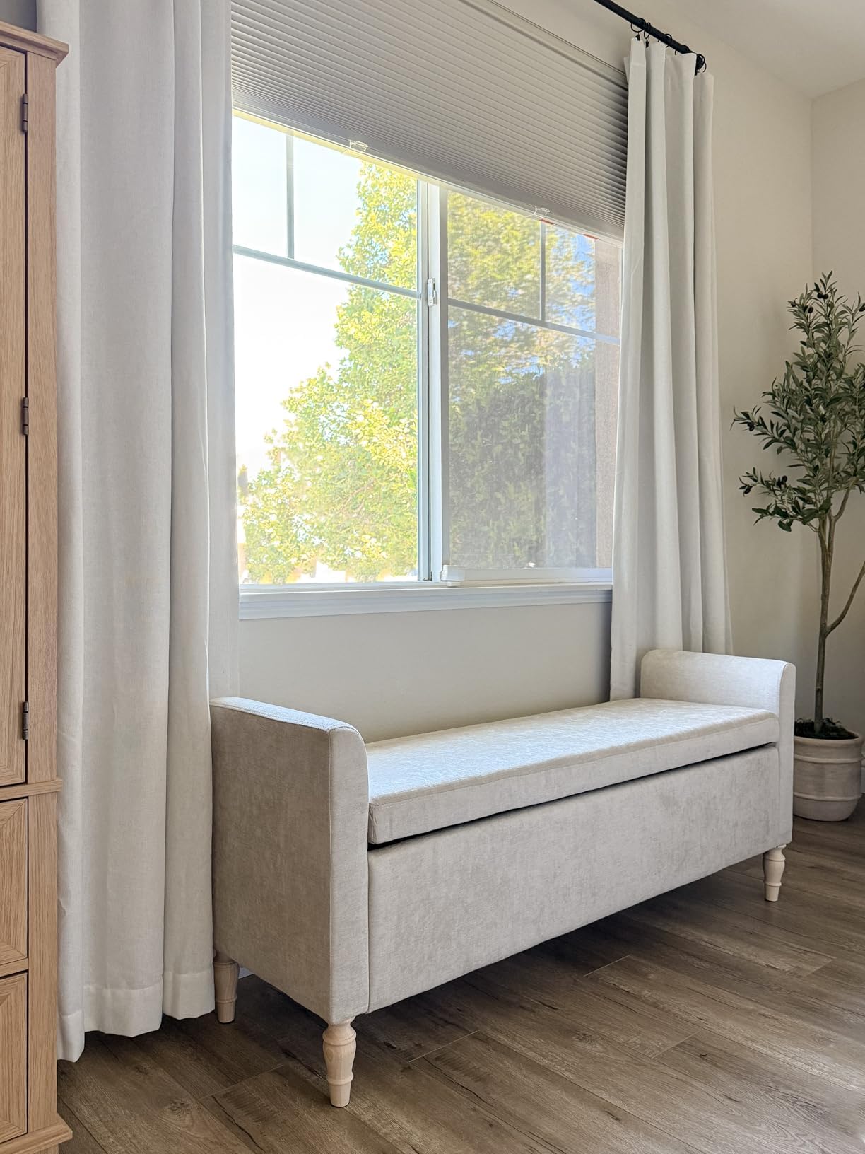 Michanco 6-inch wooden leg replacement for furniture such as sofas and dressers.