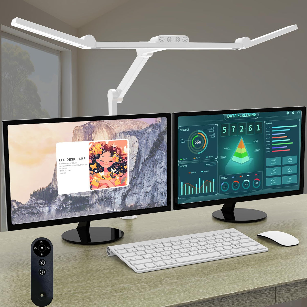 Micomlan Architect Desk Lamp clamp attachment provides stable mounting and precise positioning.