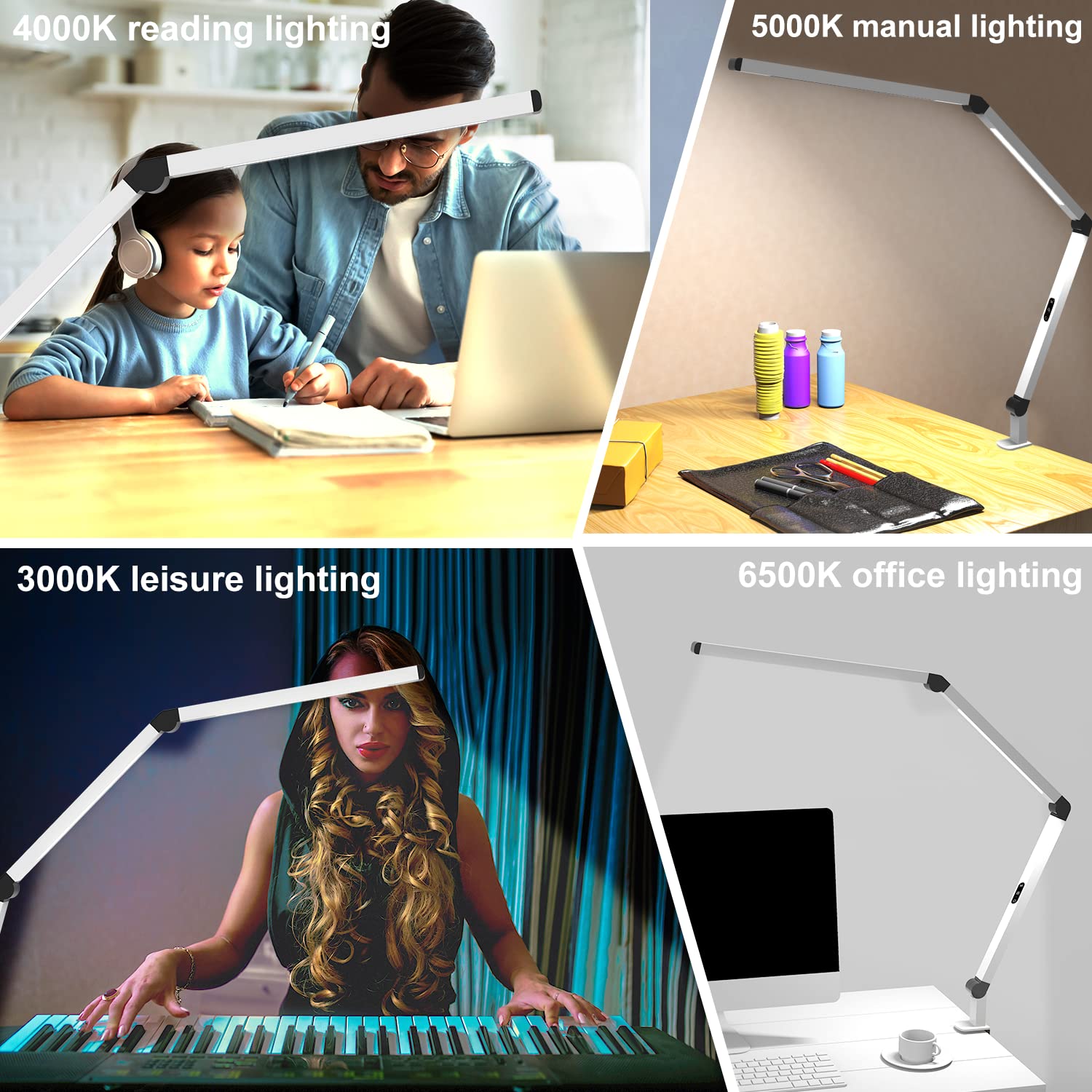 Micomlan desk lamp with memory and 30-minute timer supports routine use