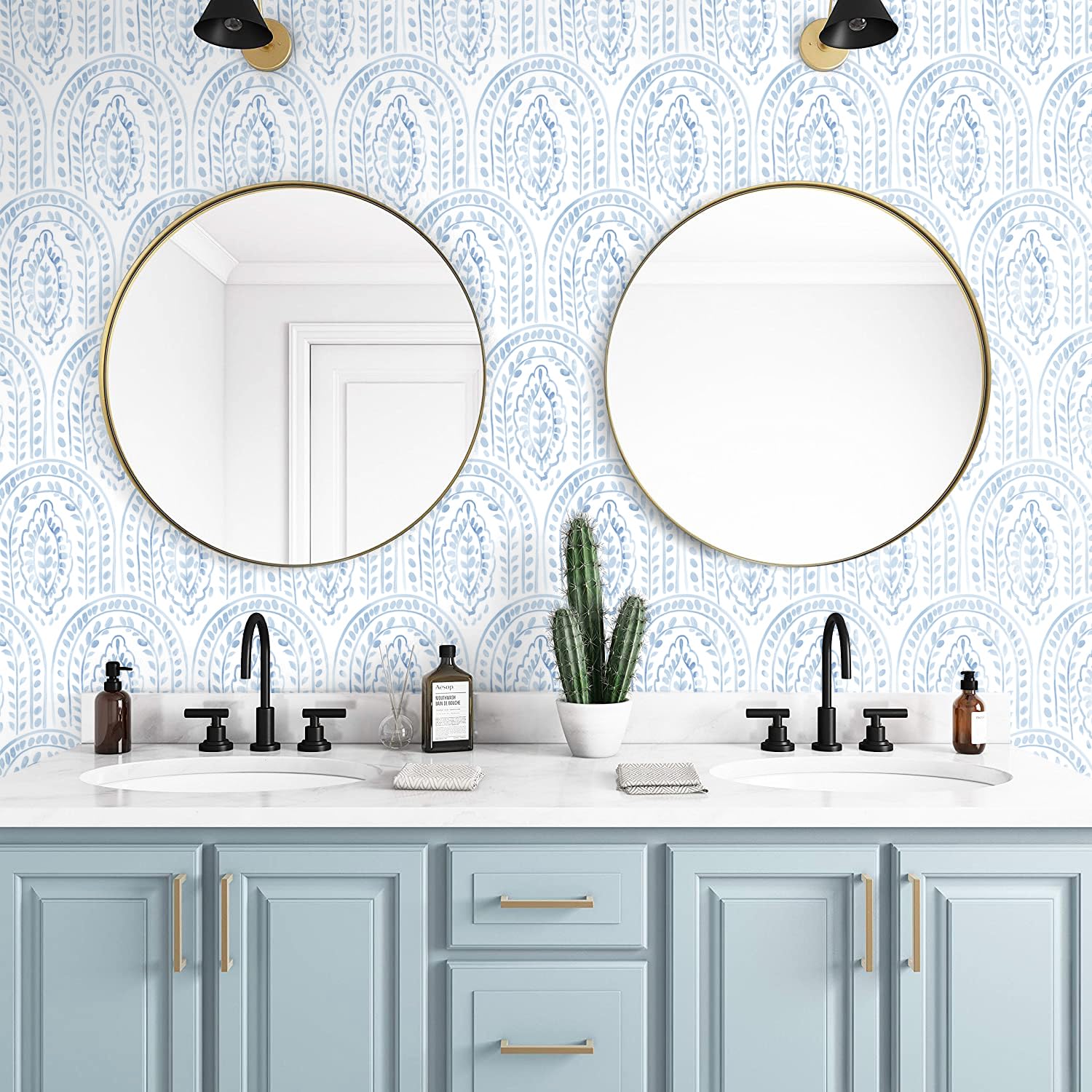 Micpolo wallpaper covers up to 47 sq ft for fast updates