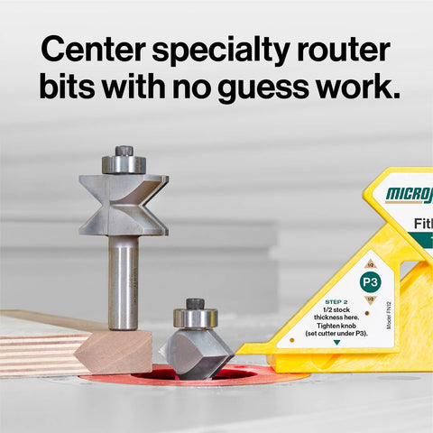MICROJIG FitFinder table saw setup for faster, accurate cuts