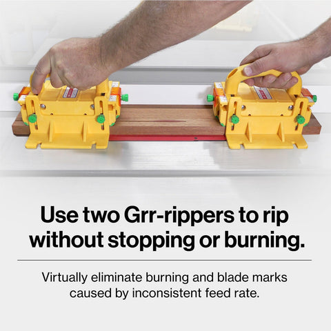 GREEN GRR-RIP material delivers secure traction on hardwoods and plastics.