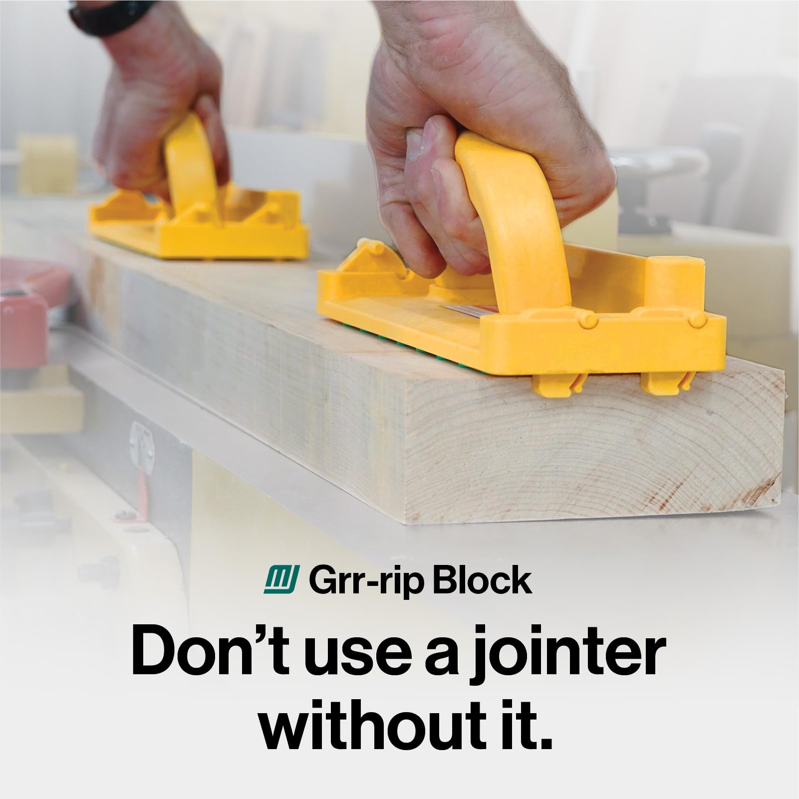 MicroJIG GRR-RIP BLOCK 90-degree Flip Guide enables veneers and resawing