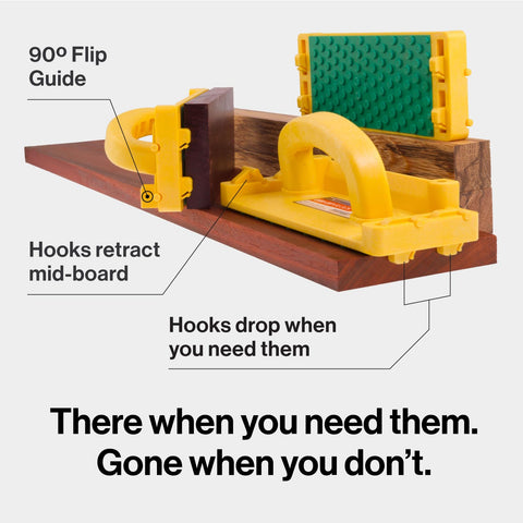MicroJIG GRR-RIP BLOCK bandsaw veneer resaw setup with vertical operation