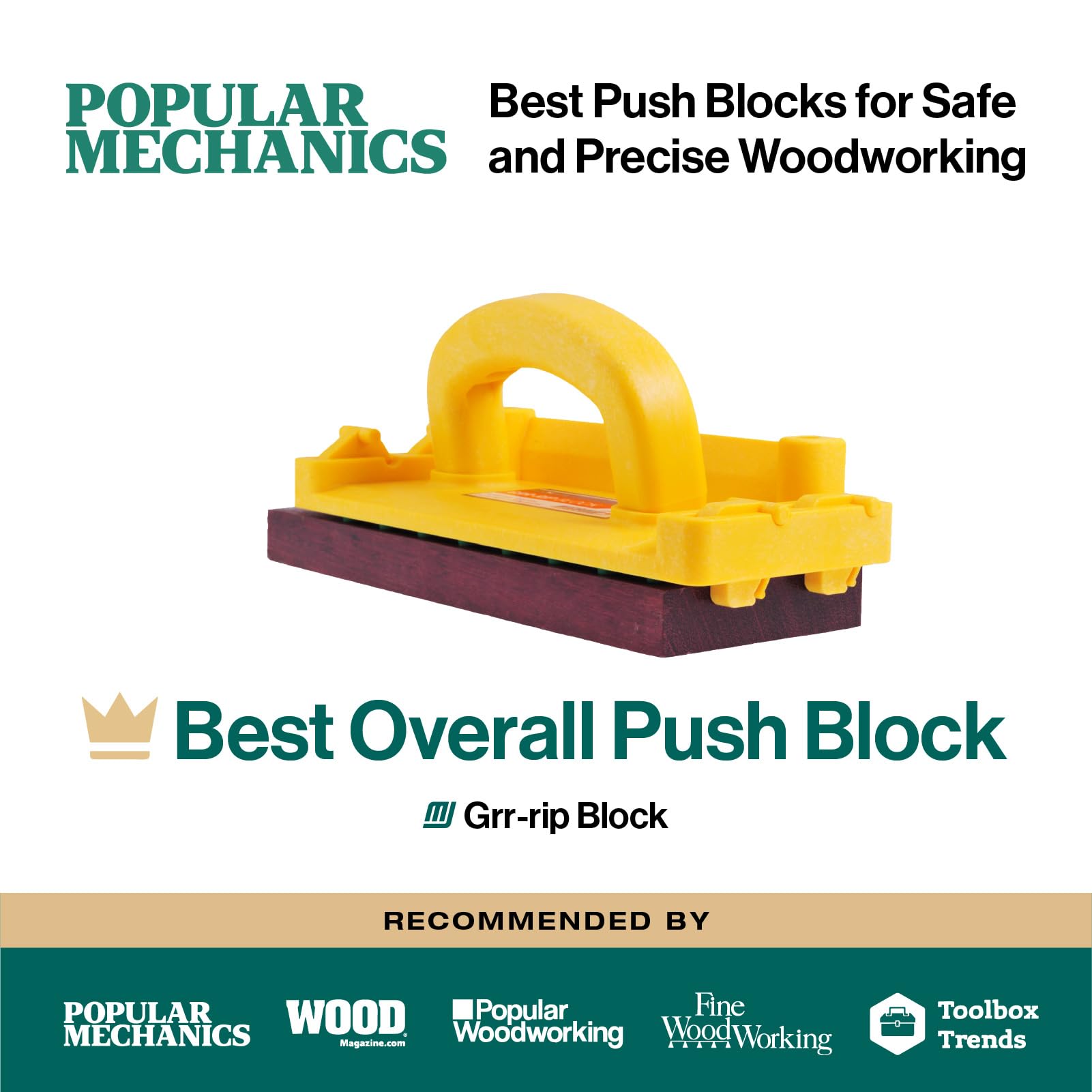 MicroJIG GRR-RIP BLOCK debris-deflector-connector provides extra protection