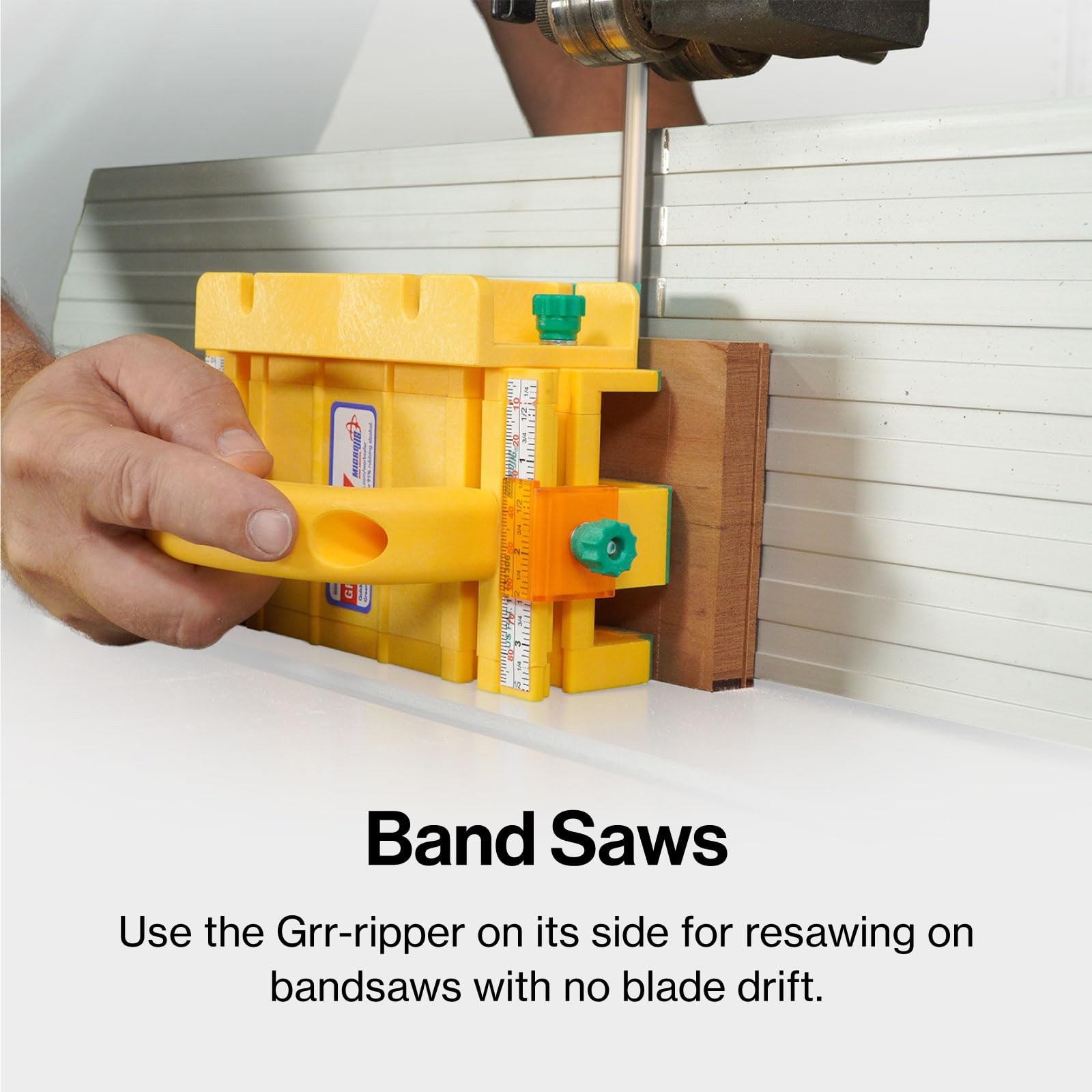GRR-RIPPER Pro enables controlled resawing with enhanced stability.