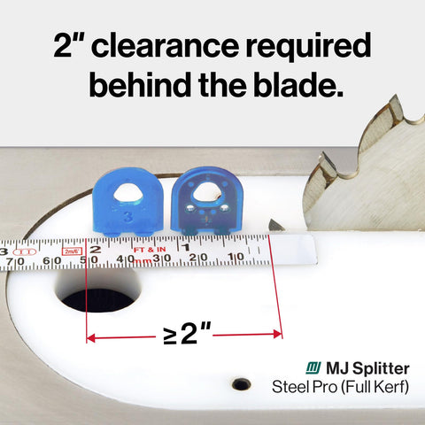 Drill guide shown for accurate mounting on a zero-clearance insert.