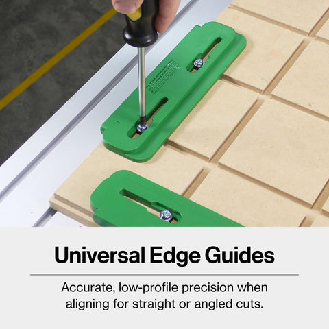 MICROJIG MatchFit dovetail groove compatibility supports versatile setups across machines.