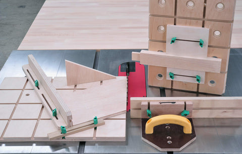 MICROJIG Matchfit hardware variety pack enables versatile jigs and fixtures.