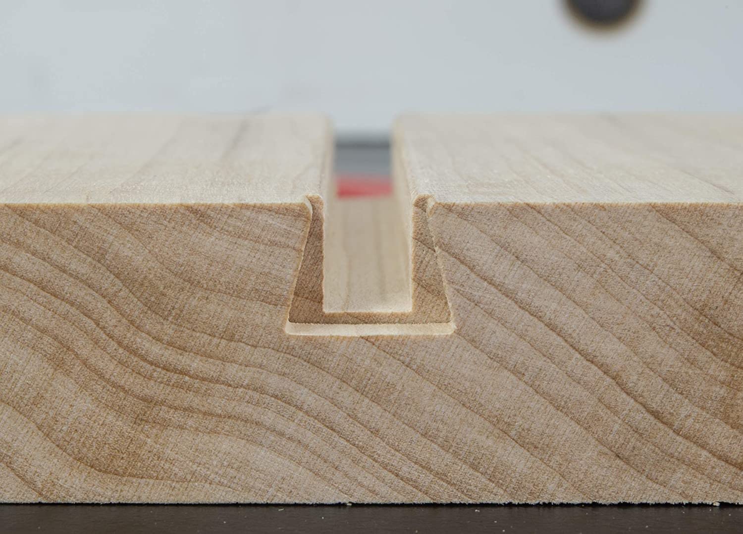 Microjig MatchFit relief bit smooth groove finish reduces tear-out and sanding