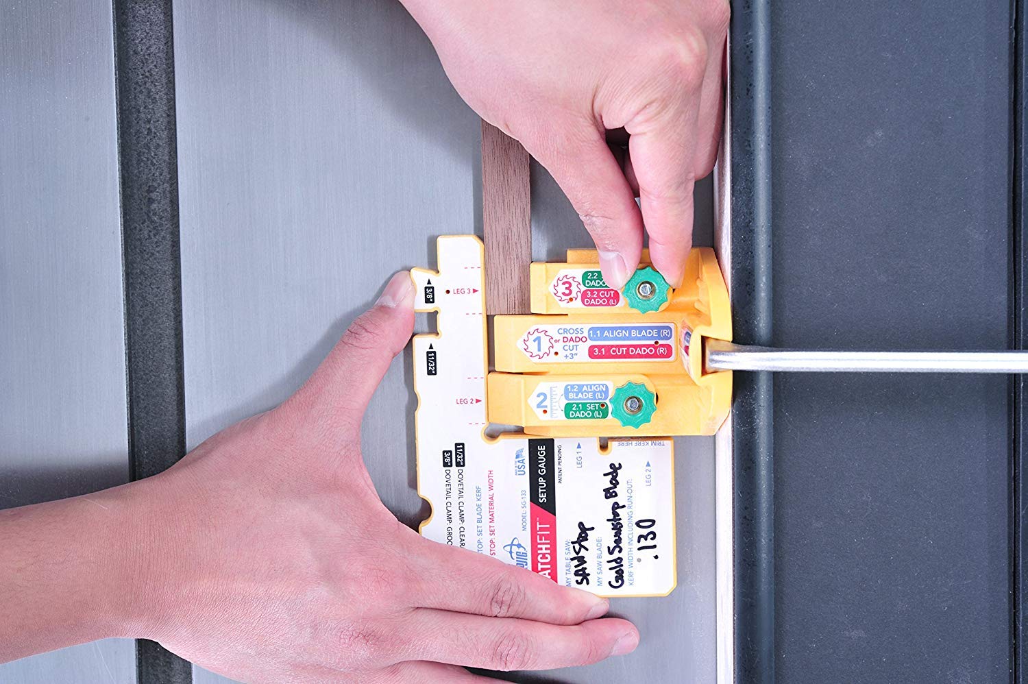 MICROJIG Matchfit SG-133 instruction sheet included.