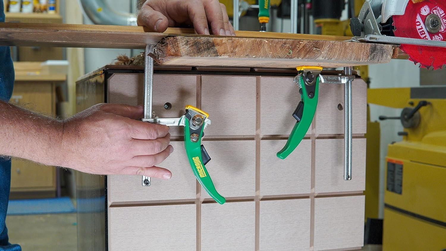 MicroJig MatchFit tracks compatibility with common track saw rails.